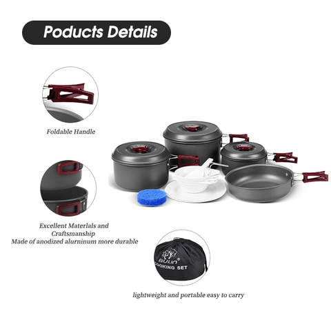 Набор посуды для кемпинга